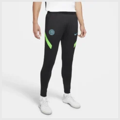 Nike Inter Training Trousers Dri-FIT Strike - Black/Green Strike/Chlorine Blue