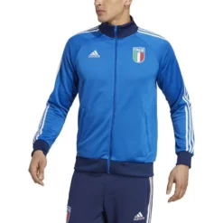 ADIDAS Italy Track Top DNA - Blue/Dark Blue -Track Fit Wear Sales e145c0714204