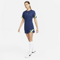Nike Playershirt Dri-FIT Strike 21 - Blue Void/Deep Royal Blue/Volt Woman -Track Fit Wear Sales e148b5fc3a8e