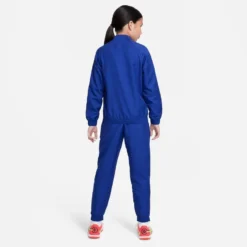 Nike Holland Tracksuit Dri-FIT Strike Woven 2022/23 - Deep Royal Blue/White Kids -Track Fit Wear Sales e14c09ee5b7e