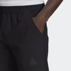 Adidas Training Trousers Essentials Hero To Halo Woven - Black/Carbon -Track Fit Wear Sales f710743233d7