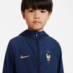 Nike France Tracksuit Dri-FIT Strike 2022/23 - Midnight Navy/Metallic Gold Kids -Track Fit Wear Sales f952959e83c6